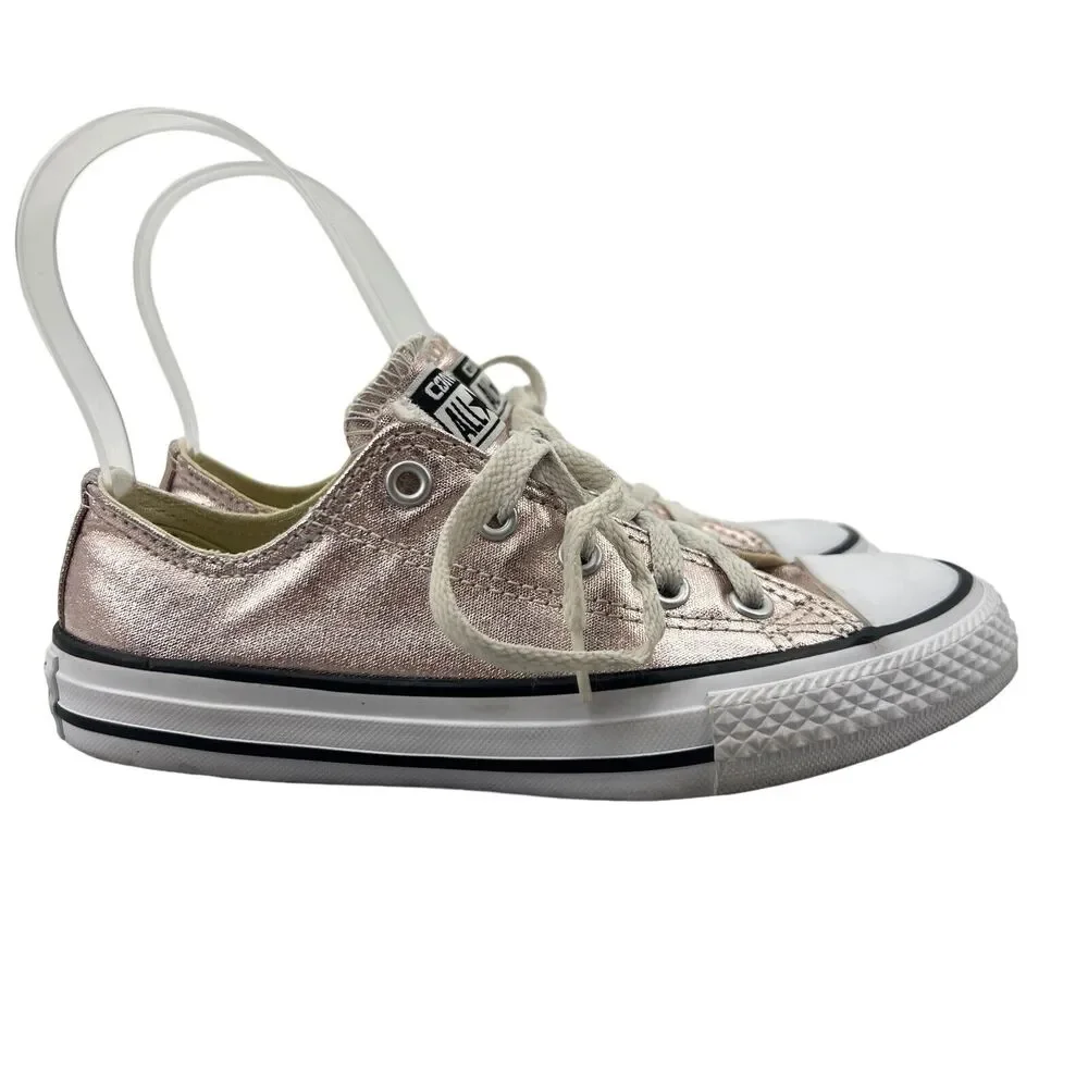Converse Youth Kid 13.5 Sneakers Rose Gold Chuck Taylor All Star Trainer Shoes